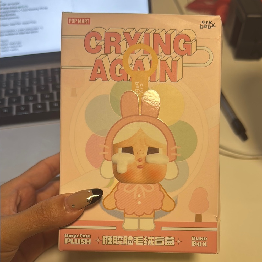 Pop Mart Crybaby Crying Again Vinyl Face Plush - Duck You Sealed Box Confirmed